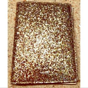 Coach Gold Glitter Passport Cover✨